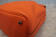 將圖片載入圖庫檢視器 HERMES／エルメス ピコタンロックＰＭ トリヨンクレマンス オレンジポピー T刻印 ハンドバッグ 700060247
