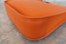 画像をギャラリービューアに読み込む, HERMES／エルメス エブリン1PM ヴォーエプソン オレンジ □I刻印 ショルダーバッグ 700120223
