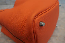 將圖片載入圖庫檢視器 HERMES／エルメス ピコタンロックＰＭ トリヨンクレマンス オレンジポピー T刻印 ハンドバッグ 700060247
