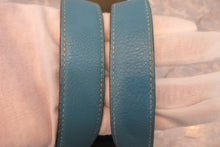 Load image into Gallery viewer, HERMES PICOTIN PM Clemence leather Blue jean □E Engraving Hand bag 700050162
