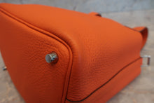 將圖片載入圖庫檢視器 HERMES／エルメス ピコタンロックＰＭ トリヨンクレマンス オレンジポピー T刻印 ハンドバッグ 700060247
