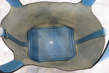 Load image into Gallery viewer, HERMES PICOTIN PM Clemence leather Blue jean □E Engraving Hand bag 700050162
