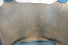 Load image into Gallery viewer, HERMES PICOTIN PM Clemence leather Blue jean □E Engraving Hand bag 700050162

