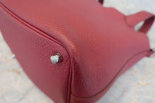 将图片加载到图库查看器，HERMES PICOTIN LOCK PM Clemence leather Ruby □R刻印 Hand bag 800090148

