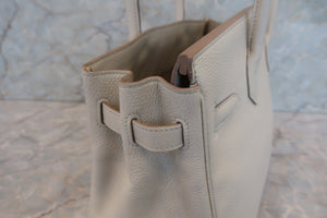 HERMES／エルメス バーキン30 トリヨンクレマンス ベトン A刻印 ハンドバッグ 700010118