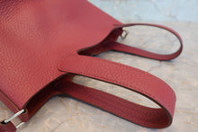 将图片加载到图库查看器，HERMES PICOTIN LOCK PM Clemence leather Ruby □R刻印 Hand bag 800090148
