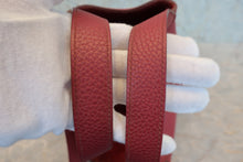 将图片加载到图库查看器，HERMES PICOTIN LOCK PM Clemence leather Ruby □R刻印 Hand bag 800090148
