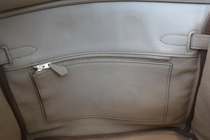 HERMES／エルメス バーキン30 トリヨンクレマンス ベトン A刻印 ハンドバッグ 700010118