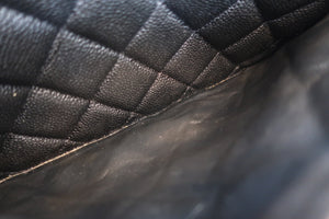 CHANEL/シャネル 復刻トート キャビアスキン ブラック/シルバー金具 トートバッグ 700080017
