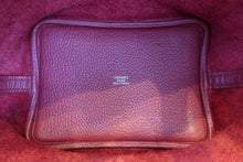 将图片加载到图库查看器，HERMES PICOTIN LOCK PM Clemence leather Ruby □R刻印 Hand bag 800090148
