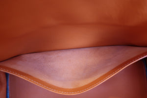 HERMES BIRKIN 30 Clemence leather Orange □H Engraving Hand bag 700100094