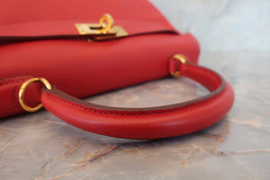 HERMES／エルメス ケリー25 ヴォースイフト ルージュガランス □J刻印 ショルダーバッグ 700030221