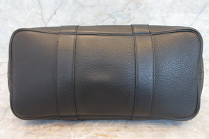 HERMES  GARDEN PARTY PM Negonda leather Black □O Engraving Tote bag 700060038