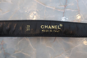 CHANEL/シャネル ビコローレウエストバッグ ラムスキン ブラック/ゴールド金具 ウエストバッグ 600100091