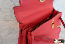 画像をギャラリービューアに読み込む, HERMES／エルメス ケリー25 ヴォースイフト ルージュガランス □J刻印 ショルダーバッグ 700030221
