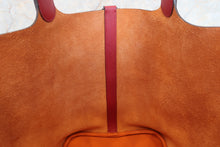 Load image into Gallery viewer, HERMES PICOTIN LOCK TOUCH GM Clemence leather/Swift leather Orange/Rouge grenet X Engraving Hand bag 700110144
