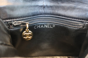 CHANEL/シャネル ビコローレウエストバッグ ラムスキン ブラック/ゴールド金具 ウエストバッグ 600100091