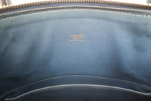 将图片加载到图库查看器，HERMES／BOLIDE 31 Ardennes leather Blue □F刻印 Shoulder bag 600080082
