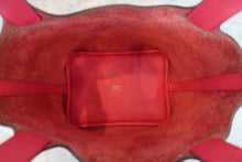 将图片加载到图库查看器，HERMES PICOTIN LOCK PM Clemence leather Rose extreme D刻印 Hand bag 700090108
