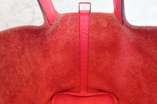 将图片加载到图库查看器，HERMES PICOTIN LOCK PM Clemence leather Rose extreme D刻印 Hand bag 700090108

