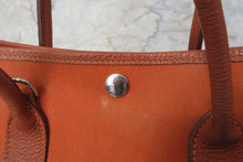 将图片加载到图库查看器，HERMES GARDEN PARTY TPM Toile officier/Leather Potiron orange □I刻印 Shoulder bag 700010190
