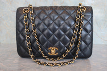 将图片加载到图库查看器，CHANEL/香奈儿  CF 全盖包 链条包 羊皮 Black/Gold hadware(黑色/金色金属) 肩背包 800070191
