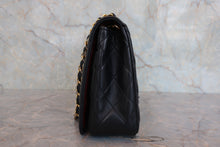 将图片加载到图库查看器，CHANEL/香奈儿  CF 全盖包 链条包 羊皮 Black/Gold hadware(黑色/金色金属) 肩背包 800070191
