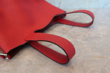 Load image into Gallery viewer, HERMES PICOTIN LOCK PM Clemence leather Rouge casaque A Engraving Hand bag 700100097
