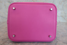 画像をギャラリービューアに読み込む, HERMES／エルメス ピコタンロックMMトレサージュ ヴォーエプソン マグノリア/ブルーサフィール/クレ D刻印 ハンドバッグ 800030153
