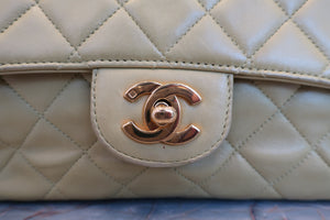 CHANEL/シャネル マトラッセシングルフラップチェーンショルダーバッグ ラムスキン ライトグリーン ショルダーバッグ 600110199