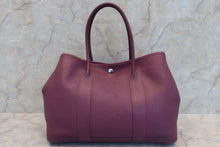Load image into Gallery viewer, HERMES GARDEN PARTY PM Negonda leather Cassis □P Engraving Tote bag 500120092
