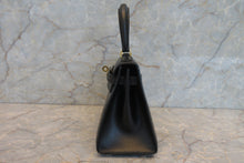 Load image into Gallery viewer, HERMES  Mini KELLY 20 Box carf leather Black □B Engraving Hand bag 700050266
