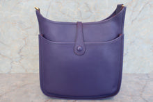 将图片加载到图库查看器，HERMES EVELYNE 3PM Epsom leather Ultraviolet T刻印 Shoulder bag 600090131
