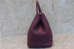 HERMES GARDEN PARTY PM Negonda leather Cassis □P刻印 Tote bag 500120092