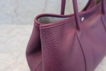 Load image into Gallery viewer, HERMES GARDEN PARTY PM Negonda leather Cassis □P Engraving Tote bag 500120092
