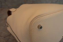 将图片加载到图库查看器，HERMES PICOTIN LOCK Eclat MM Clemence leather Nata/Sesame Z刻印 Hand bag 600100021
