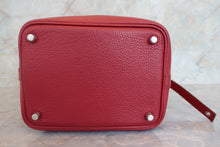 將圖片載入圖庫檢視器 HERMES／エルメス ピコタンロックＰＭ トリヨンクレマンス ルージュガランス □R刻印 ハンドバッグ 700050172

