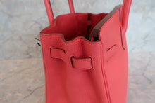 Load image into Gallery viewer, HERMES BIRKIN 30 Clemence leather Bougainvillier □N Engraving Hand bag 700090063
