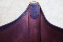 Load image into Gallery viewer, HERMES EVELYNE 3PM Epsom leather Ultraviolet T Engraving Shoulder bag 600090131
