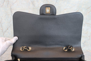 CHANEL/シャネル 中マトラッセシングルフラップチェーンショルダーバッグ キャビアスキン ブラック/ゴールド金具 ショルダーバッグ 700080022