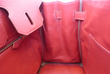 将图片加载到图库查看器，HERMES BIRKIN 30 Togo leather Rouge garance □L刻印 Hand bag 600080085
