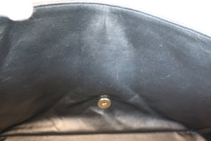 CHANEL/シャネル 中マトラッセシングルフラップチェーンショルダーバッグ キャビアスキン ブラック/ゴールド金具 ショルダーバッグ 700080022