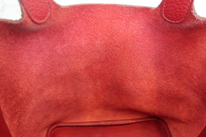 HERMES／エルメス ピコタンロックＰＭ トリヨンクレマンス ルージュガランス □R刻印 ハンドバッグ 700050172