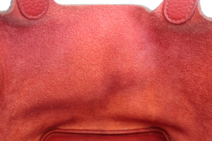 HERMES／エルメス ピコタンロックＰＭ トリヨンクレマンス ルージュガランス □R刻印 ハンドバッグ 700050172