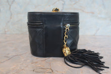 画像をギャラリービューアに読み込む, CHANEL/シャネル マトラッセフリンジチェーンショルダーバッグ ラムスキン ブラック/ゴールド金具 ショルダーバッグ 700120254
