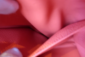 HERMES LINDY 34 Clemence leather Rose jaipur □R Engraving Shoulder bag 700100108