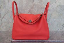 Load image into Gallery viewer, HERMES LINDY 30 Clemence leather Rose jaipur R Engraving Shoulder bag 700110162
