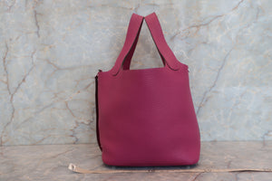 HERMES／エルメス ピコタンロックＰＭ トリヨンクレマンス トスカ □P刻印 ハンドバッグ 700080046