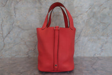 Load image into Gallery viewer, HERMES PICOTIN LOCK MM Clemence leather Rose jaipur □R Engraving Hand bag 700050158

