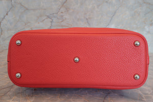 HERMES／エルメス ボリード31 トリヨンクレマンス ルージュピヴォワンヌ T刻印 ショルダーバッグ 700090105